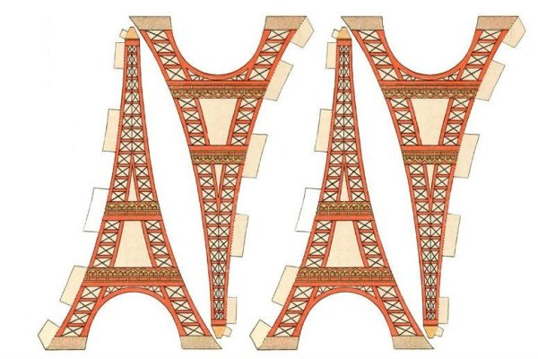 Макет Эйфелевой башни