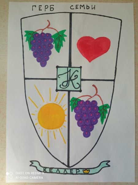 Герб семьи поделка в садик