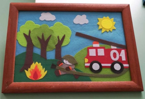 Поделки на тему пожарная безопасность
