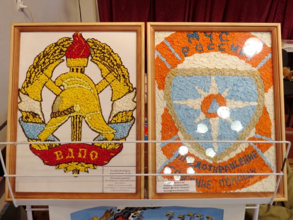 Панно на пожарную тематику