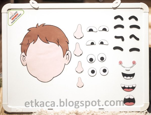 Части лица для аппликации