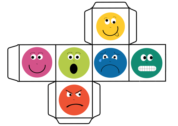 Кубик с эмоциями для детей