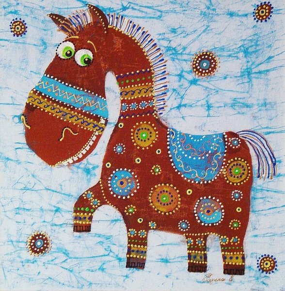 Поделка лошадка