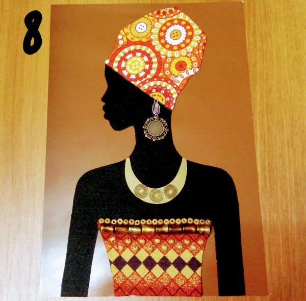 Шаблон африканка