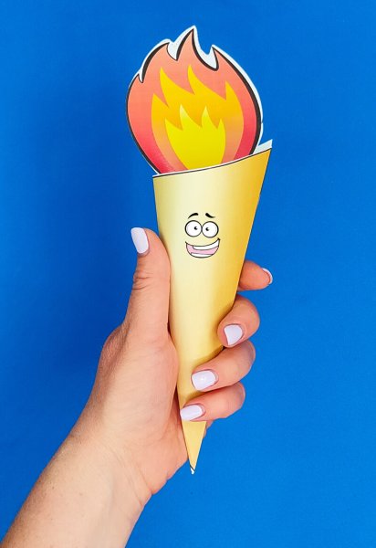 Поделка Олимпийский факел