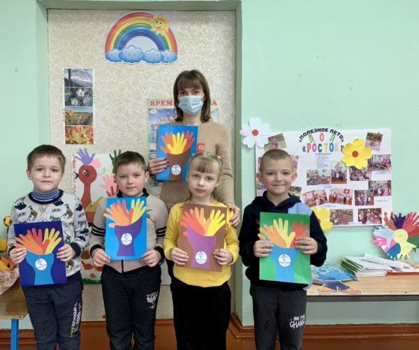 Аппликация Олимпийский огонь в старшей группе