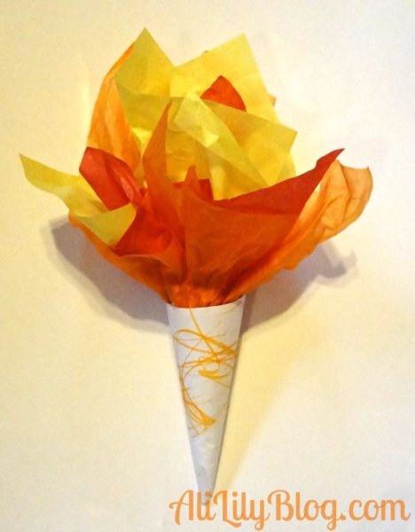 Поделка Олимпийский факел