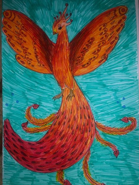 Фантастическое животное рисунок