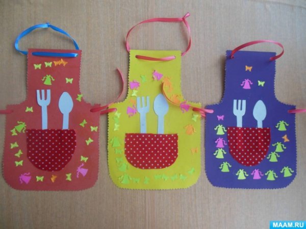 Фартучки в средней группе