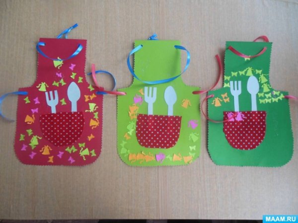 Фартук для детей в садик