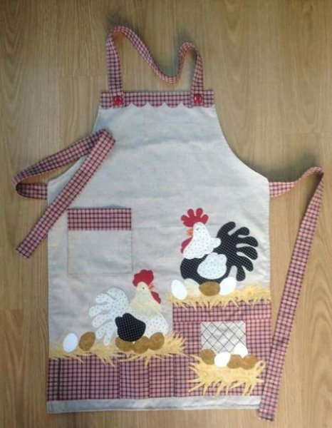 Пошив фартука пэчворк