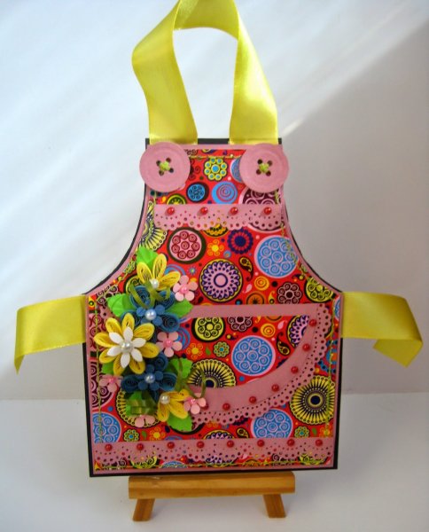 Фартучек для мамы поделка