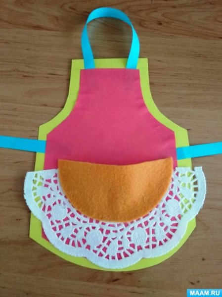 Поделка фартук для мамы