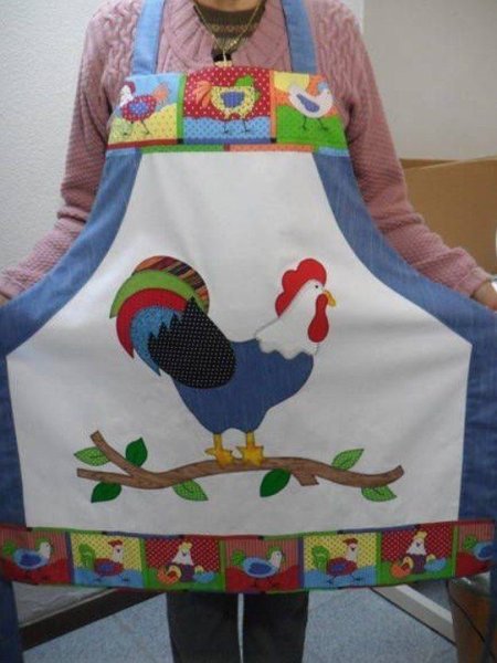 Лоскутный фартук