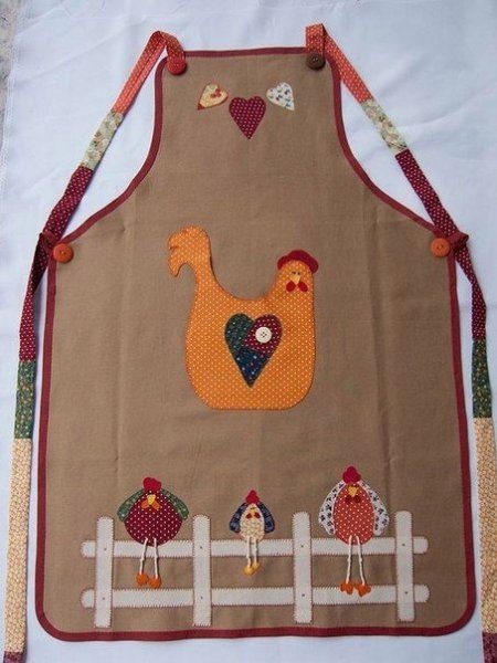 Детский фартук с аппликацией