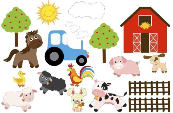 Фетр с рисунком