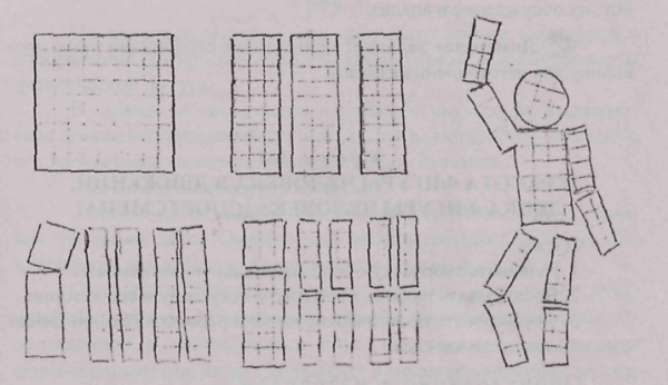 Аппликация человек