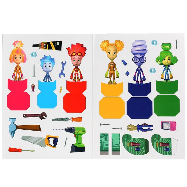 Аппликация Фиксики