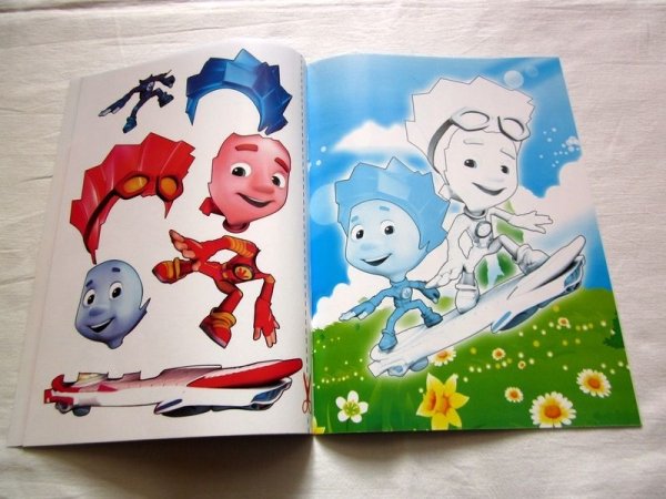 Аппликации для детей Фиксики