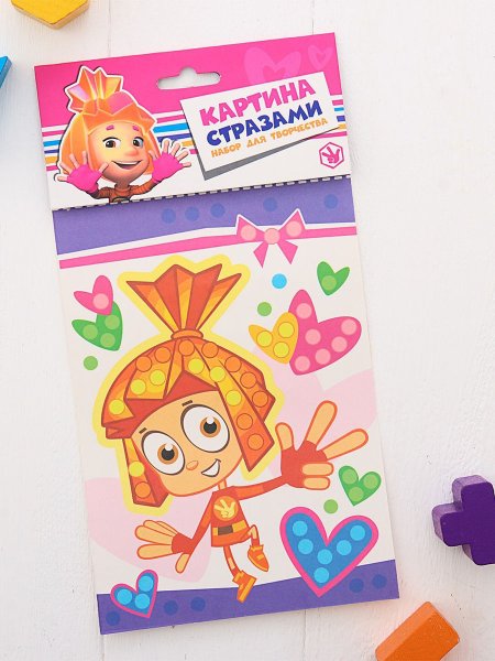 Аппликация Фиксики из бумаги