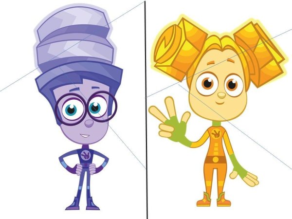 Фиксики Симка Нолик Файер Игрек шпуля и Верта