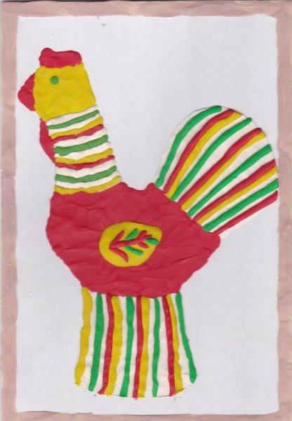 Филимоновский петушок средняя группа