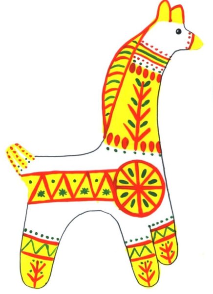 Роспись филимоновской игрушки роспись филимоновской игрушки