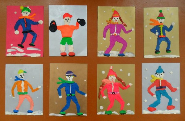 Аппликация человек