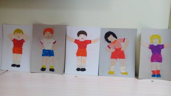 Рисование человека в старшей группе