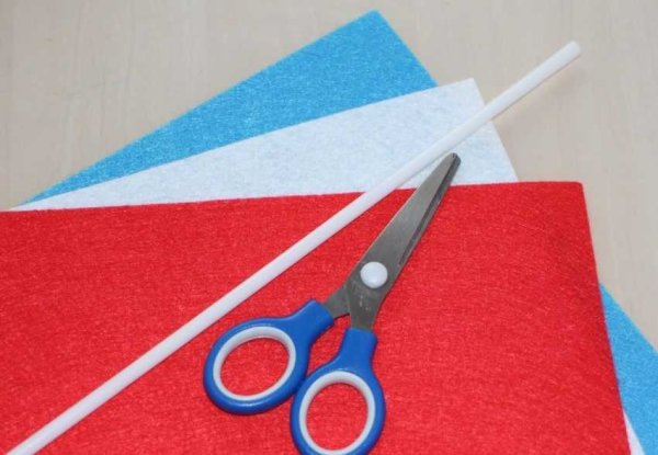 Флажки фетра из фетра