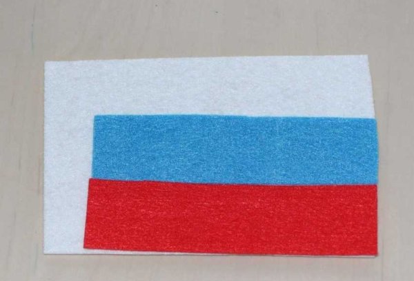 Поделка флаг России своими руками