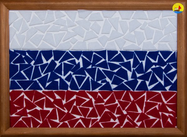 Аппликация на тему Россия