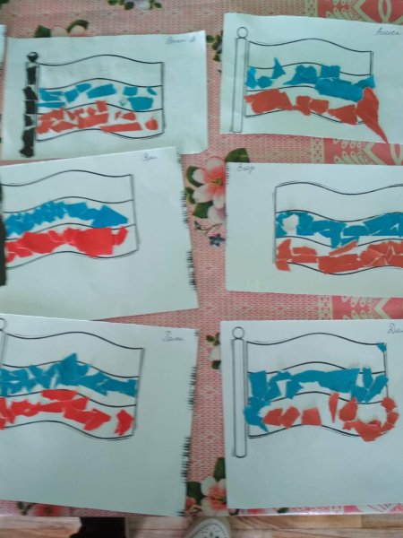 Аппликация Россия