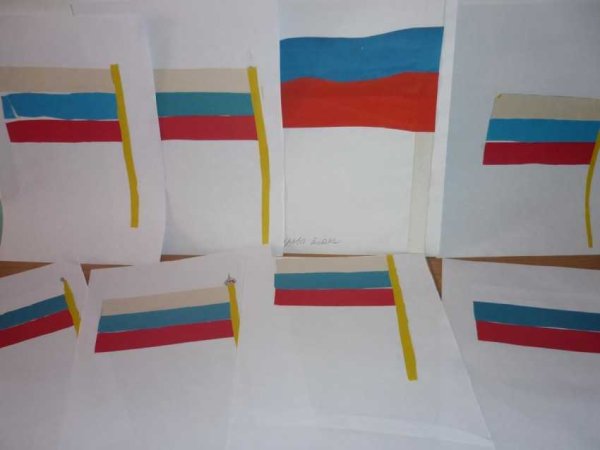 Аппликация на тему Россия