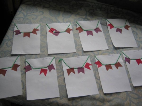 Флажки для младшей группы