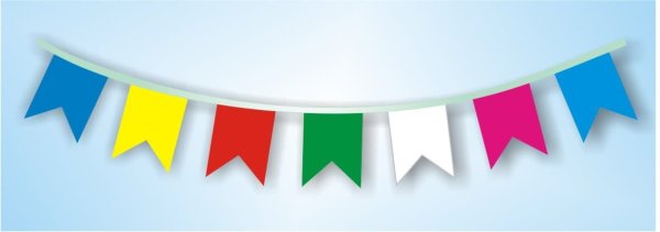 Дети с флажками