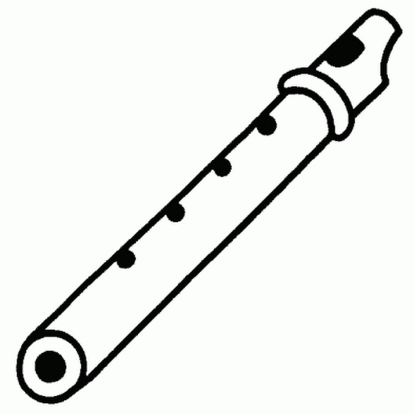 Нарисовать Свирель музыкальный инструмент