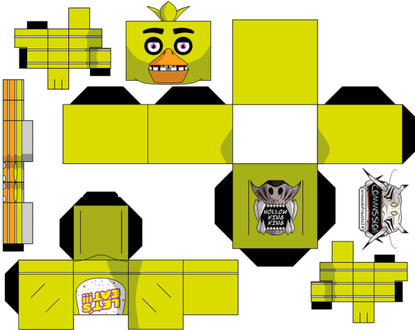 Бумажные фигурки ФНАФ