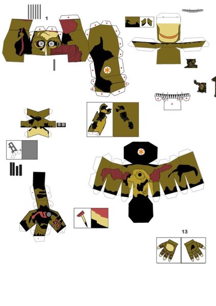 ФНАФ из бумаги СПРИНГТРАП