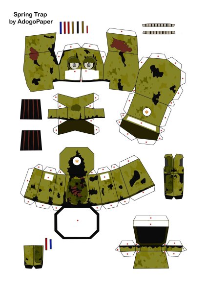 Фигурка спрингтрапа из ФНАФ 3