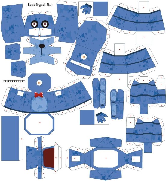 Олд Бонни Papercraft