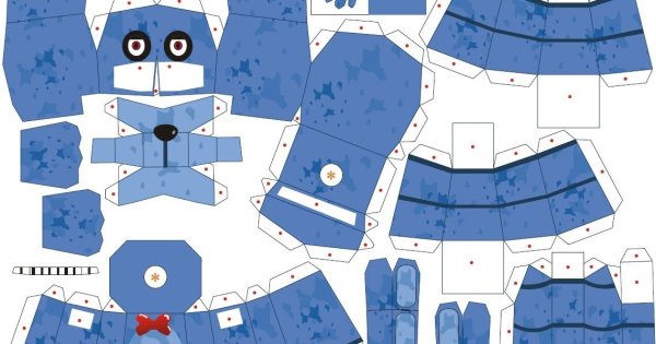 Поделки ФНАФ из бумаги