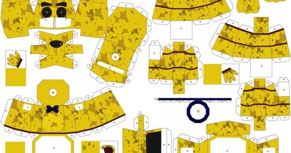 Фигурки АНИМАТРОНИКОВ Голден Фредди