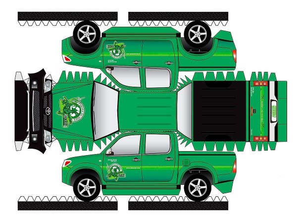 Развертка Нива 2121