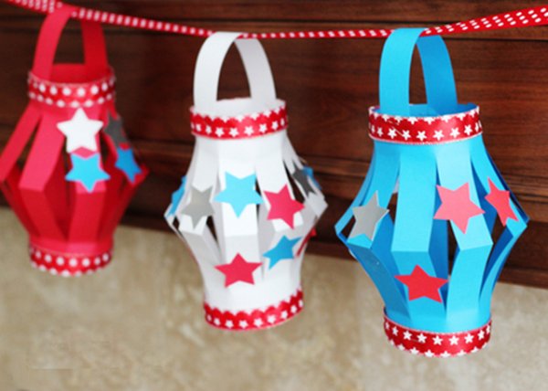 Новогодние игрушки из бумаги