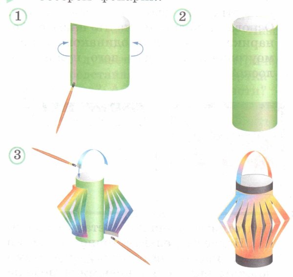 Фонарики из бумаги на новый год