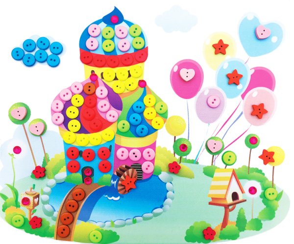 Аппликация замок