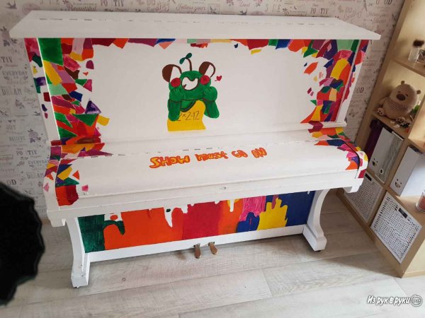 Пианино поделка для детского сада