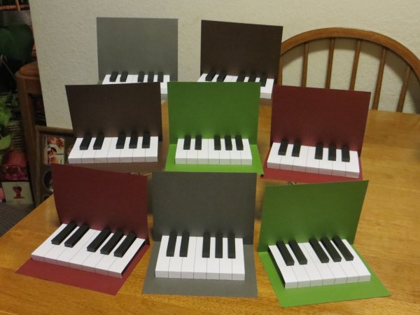 Поделка пианино для детей