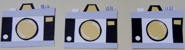 Фотоаппарат из бумаги плоский